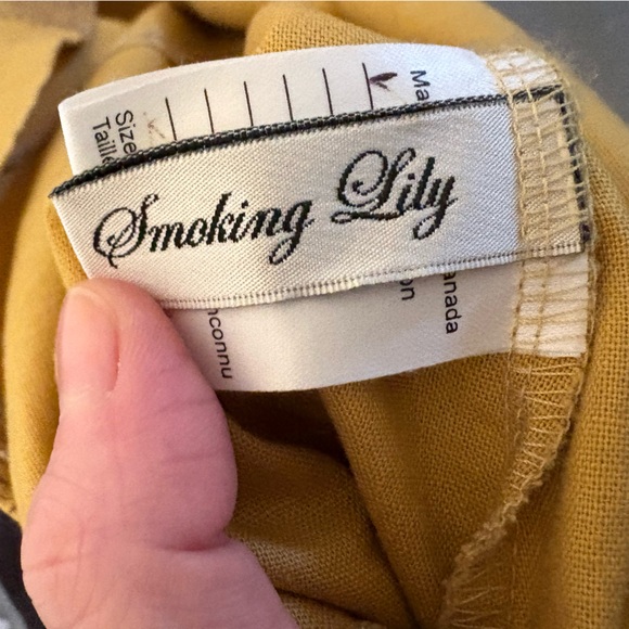 Smoking Lily Mustard Floral Skirt - Small - Picture 6 of 7